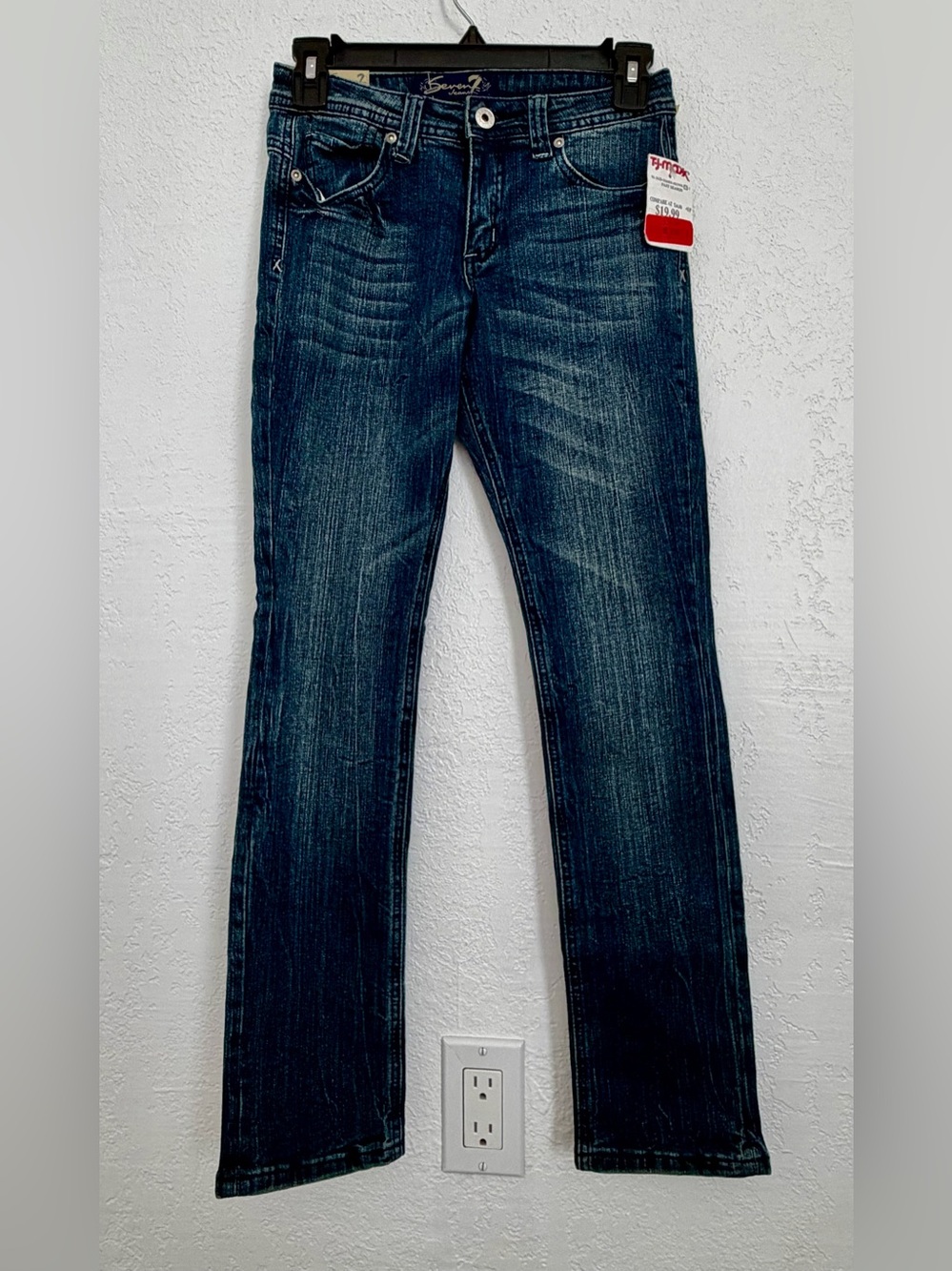 Seven7 Kids Straight Jeans in Indigo Blue Wash